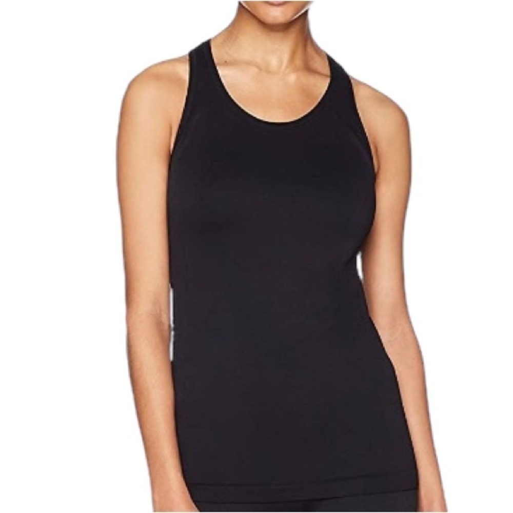 Starter Women's Seamless Light-Compression Tank Top, Black, Medium NWT